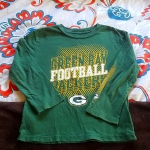 Size 5/6 Green Bay Packers long sleeve shirt
